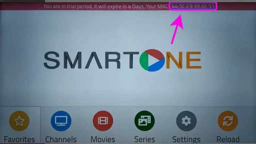 Dirección MAC de Smart One